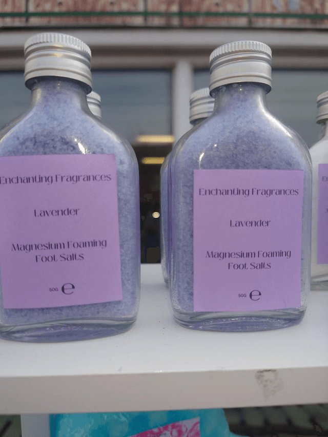 Magnesium Foaming Foot Salts - Lavender 