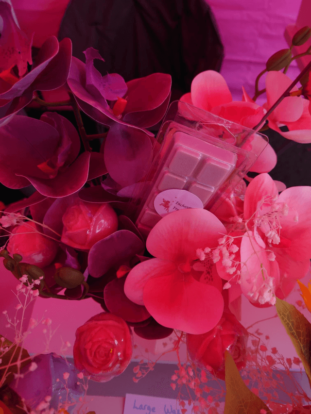 Wax Rose Bouquet 