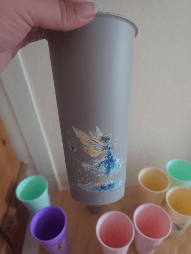 Grey Fairy Cold Cup 