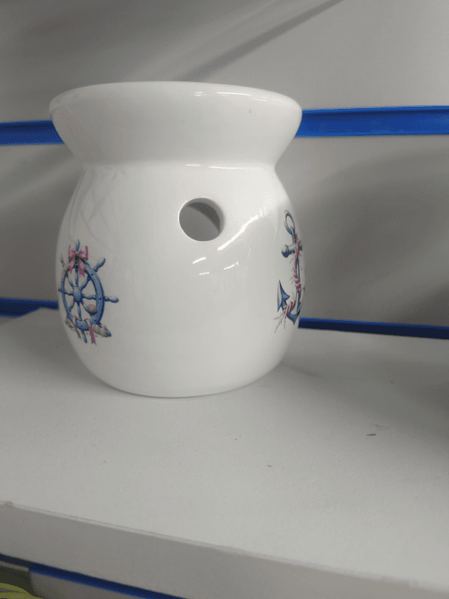 Nautical - Small White Tea Light Burner 