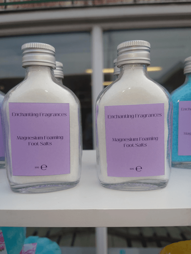 Magnesium Foaming Foot Salts - Unscented 