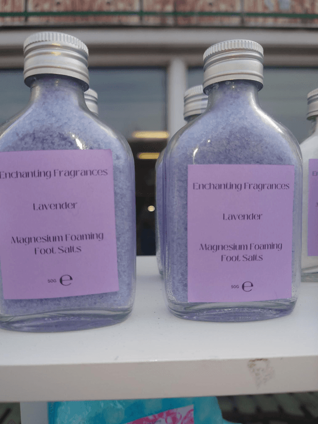 Magnesium Foaming Foot Salts - Lavender 